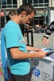 At the job fair in Tuzla, young people receive information on job searching.