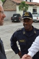 Jürg Benz, Capo Ufficio di cooperazione in America centrale, in una intervista con la polizia riformiste e funzionari governativi a Comayagua/Honduras