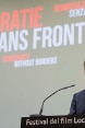 Federal Councillor Didier Burkhalter launches the Democracy Without Borders initiative at the Locarno International Film Festival on 10 August 2014.
