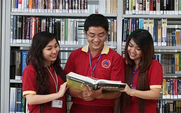 Foto di studenti in Vietnam