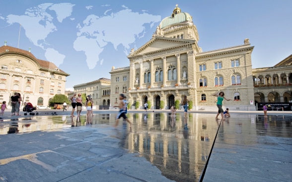 Das Bundeshaus in Bern als Symbol der Politik