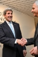 Federal Councillor Didier Burkhalter and the American Minister of Foreign Affairs, John Kerry. © Kestone