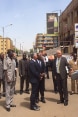 Federal Councillor Didier Burkhalter visited the scene of the attacks in Ouagadougou.