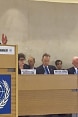 Federal Councillor Didier Burkhalter opens the 34th session of the Human Rights Council on Monday 27 February 2017 in Geneva.