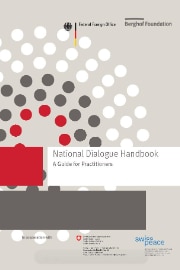Il frontespizio di National Dialogue Handbook.