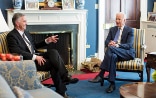 Der amerikanische Vizepräsident Joe Biden empfängt Bundespräsident Didier Burkhalter im Weissen Haus