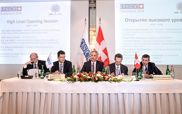 Didier Burkhalter opens OSCE conference