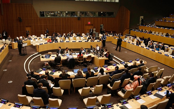 Der UNO-Gipfel für Flüchtlinge und Migranten wurde von UNO-Generalsekretär Ban Ki-moon einberufen und fand zum Auftakt der 71. UNO-Generalversammlung statt.
