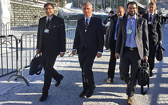 Federal Councillor Didier Burkhalter at the 2017 WEF Annual Meeting.