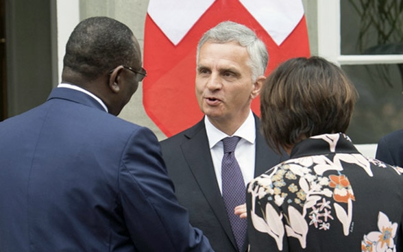 Visita ufficiale in Svizzera del presidente del Senegal Macky Sall