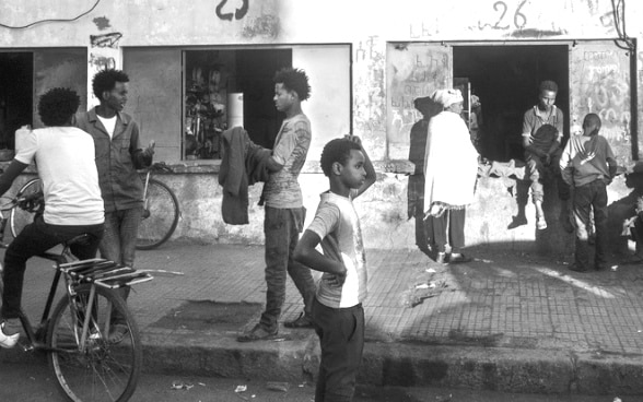 Young people in Asamara