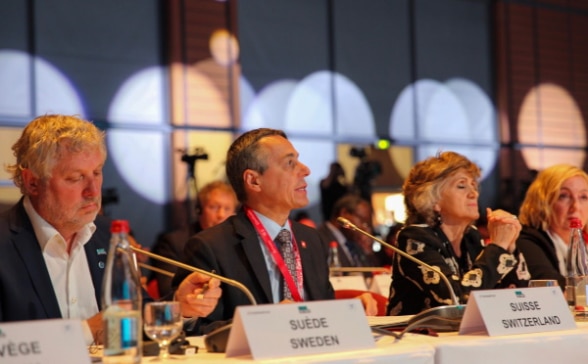 Lyon – Pledging conference for the Global Fund to Fight AIDS, Tuberculosis and Malaria – Ignazio Cassis announces an increase in the Swiss contribution