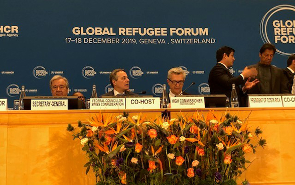 Il primo Forum globale dei rifugiati si apre a Ginevra il 17 dicembre 2019. 