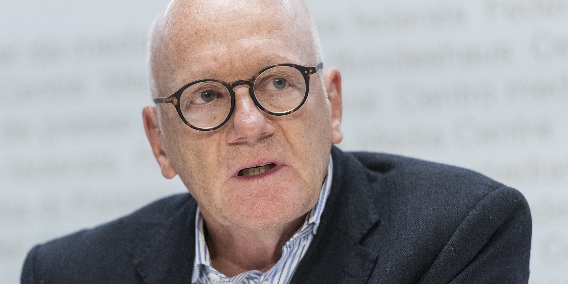  Portrait of Manuel Bessler, Head of Swiss Humanitarian Aid, at a press conference