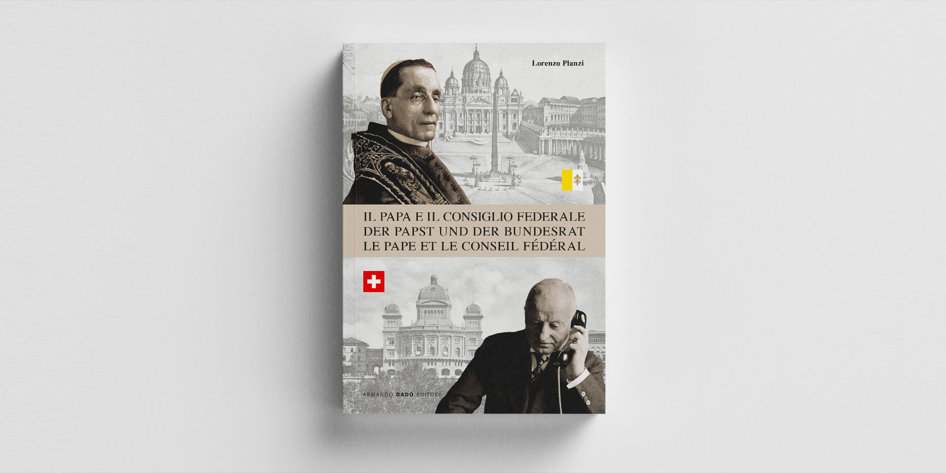 Cover des Buchs «Der Papst und der Bundesrat» von Lorenzo Planzi.