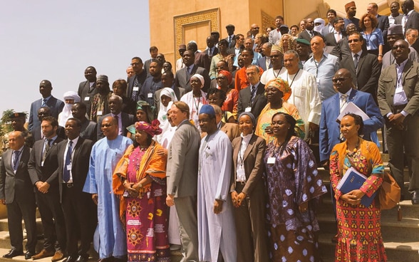 La Conversazione regionale per la prevenzione dell’estremismo violento nel Sahel sahariano, nel 2017 a N’Djamena, la capitale del Ciad.