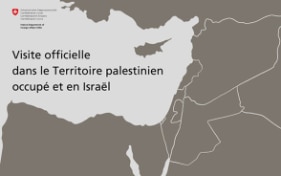 Le conseiller fédéral Ignazio Cassis se rend en Israël et dans le Territoire palestinien occupé