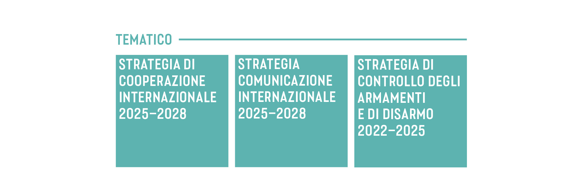 Grafico che illustra le strategie tematiche.