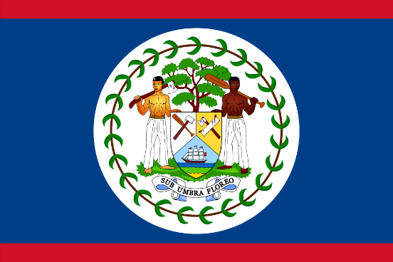 Drapeau Belize