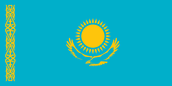 Bandiera Kazakstan