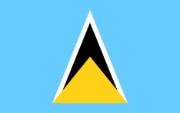 Flagge St. Lucia