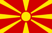 Flagge Mazedonien