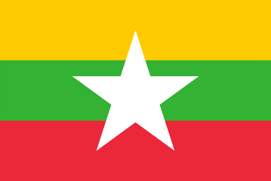 Flagge Myanmar