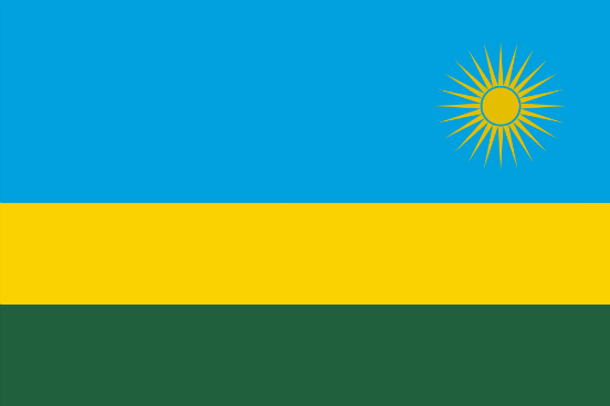 Flagge Ruanda