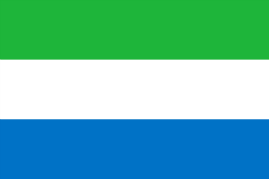 Drapeau Sierra Leone