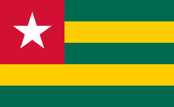 Flag Togo