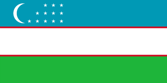 Drapeau Ouzbékistan