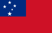 Flag Samoa