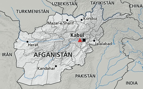 Mapa de Afganistán