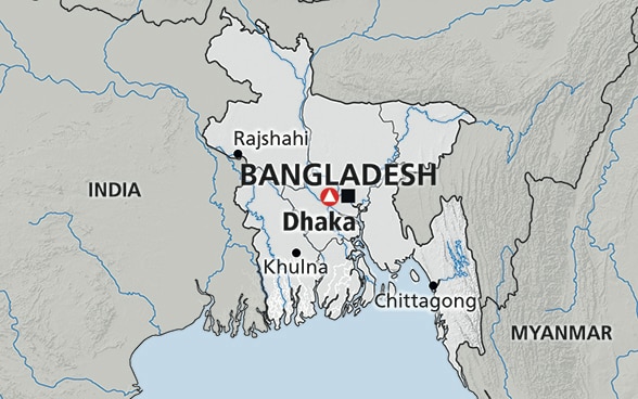 Cartina del Bangladesh