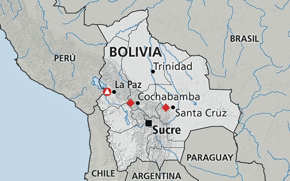 Mapa de Bolivia