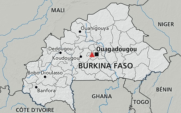 Carte du Burkina Faso