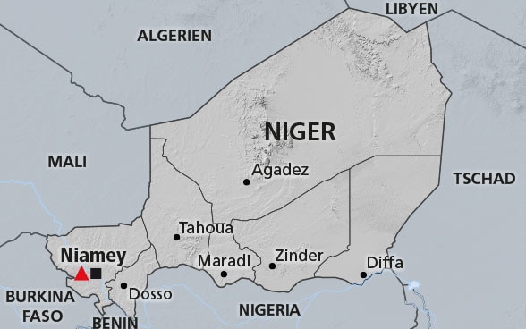 Karte von Niger