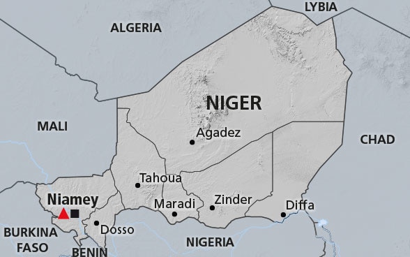 Map of Niger