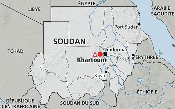 Carte du Soudan