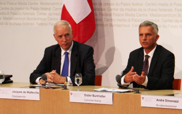 Conferenza stampa del Consiglio federale del 12 agosto 2015