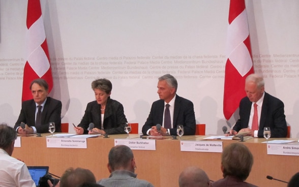 Simonetta Sommaruga und Didier Burkhalter