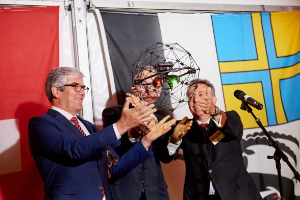 Jon Domenic Parolini (Canton Graubünden), Ambassador Christian Meuwly and Ambassador Urs Bucher opened the Soirée