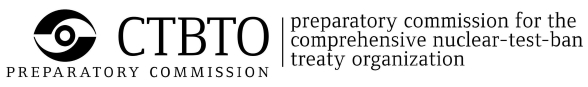 Il logo della CTBTO.