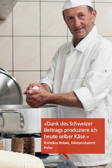 Bolesław Bobak, Käseproduzent